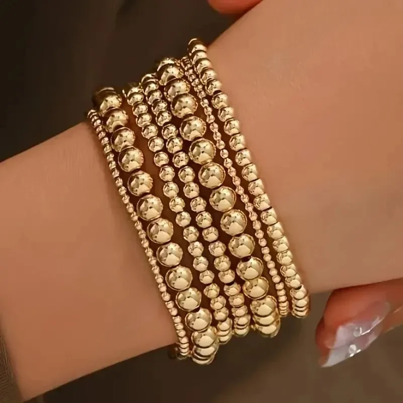 3 Pcs/set Geometric Twisted Lines Irregular Shaped Open Cuff Bracelet and Bangle Set for Women Punk Exaggerated Style Accessor