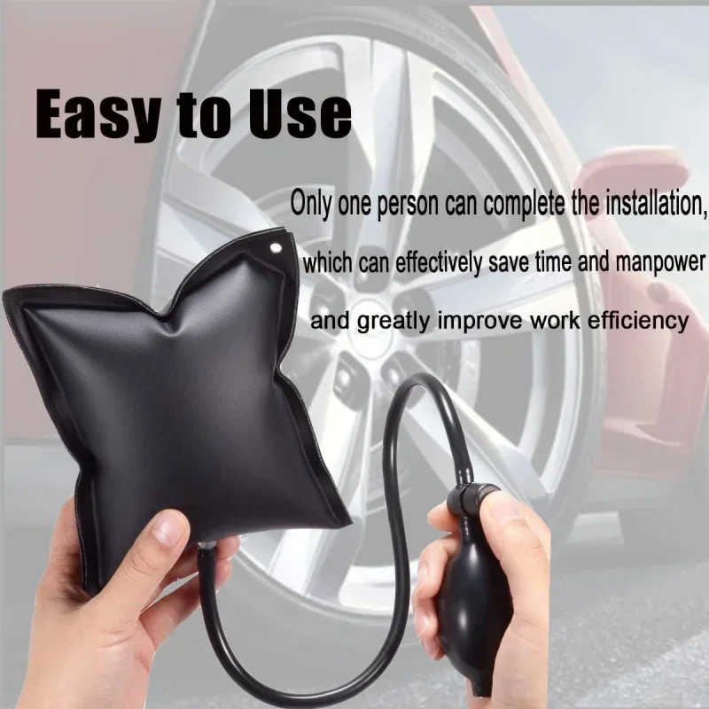 Car Air Pump Airbag Wedge Cushion Car Inflatable Shims Door Repair Air Cushion Emergency Open Unlock Tool tire repair tools