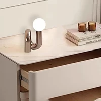 Table De chevet européenne exquise, luxe, Simple, classique, polyvalente, rangement confortable, meubles De chambre à coucher 3