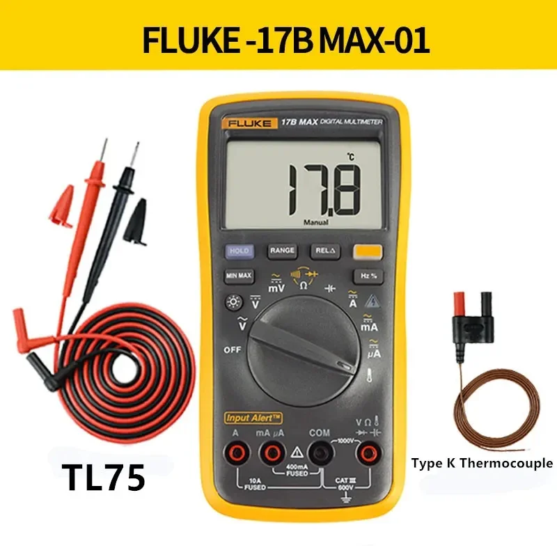 Fluke17BMAXDigitalMultimetersManua6000Count2000uFCapacitance