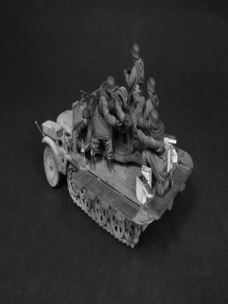 Unmontierter alter Mann im Maßstab 1:35, inklusive 5 (KEIN AUTO 5 Figuren), Miniaturmodellbausätze aus Kunstharz, unbemalt