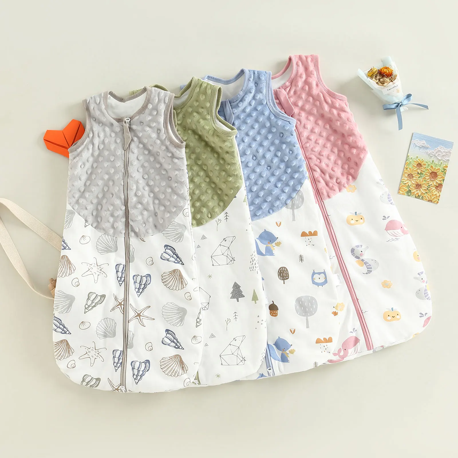 Newborn Envelope Baby Sleeping Bag Toddler שק שינה לתינוק סריג