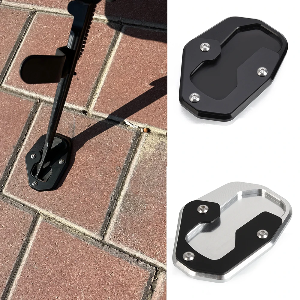 2023 PANAMERICA1250 Motorcycle Kickstand Foot Side Stand Extension Pad  Support Plate For PAN AMERICA (RA1250S) RA1 1250 1250S
