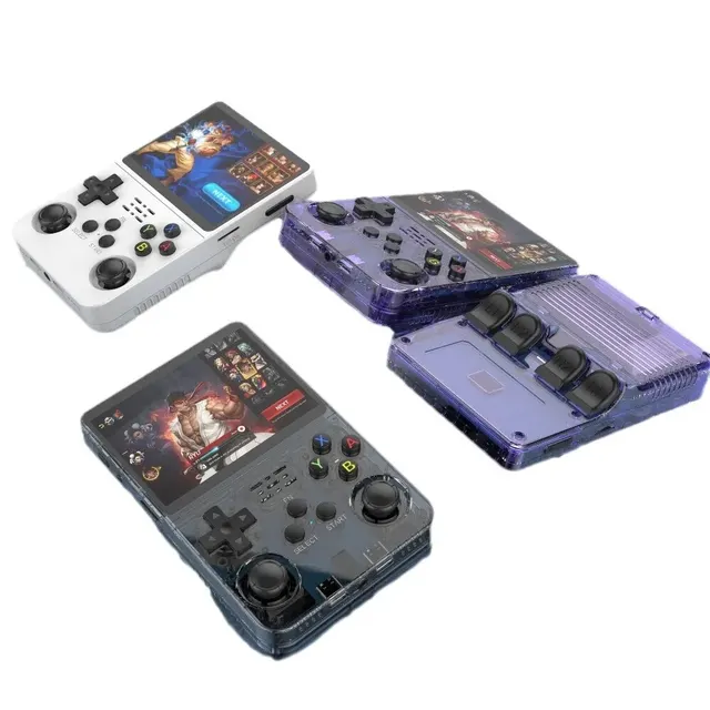 Open Source R36S Retro Handheld Video Game Console Linux System 3.5 Inch IPS Screen Portable Pocket Video Player 64GB Games 6