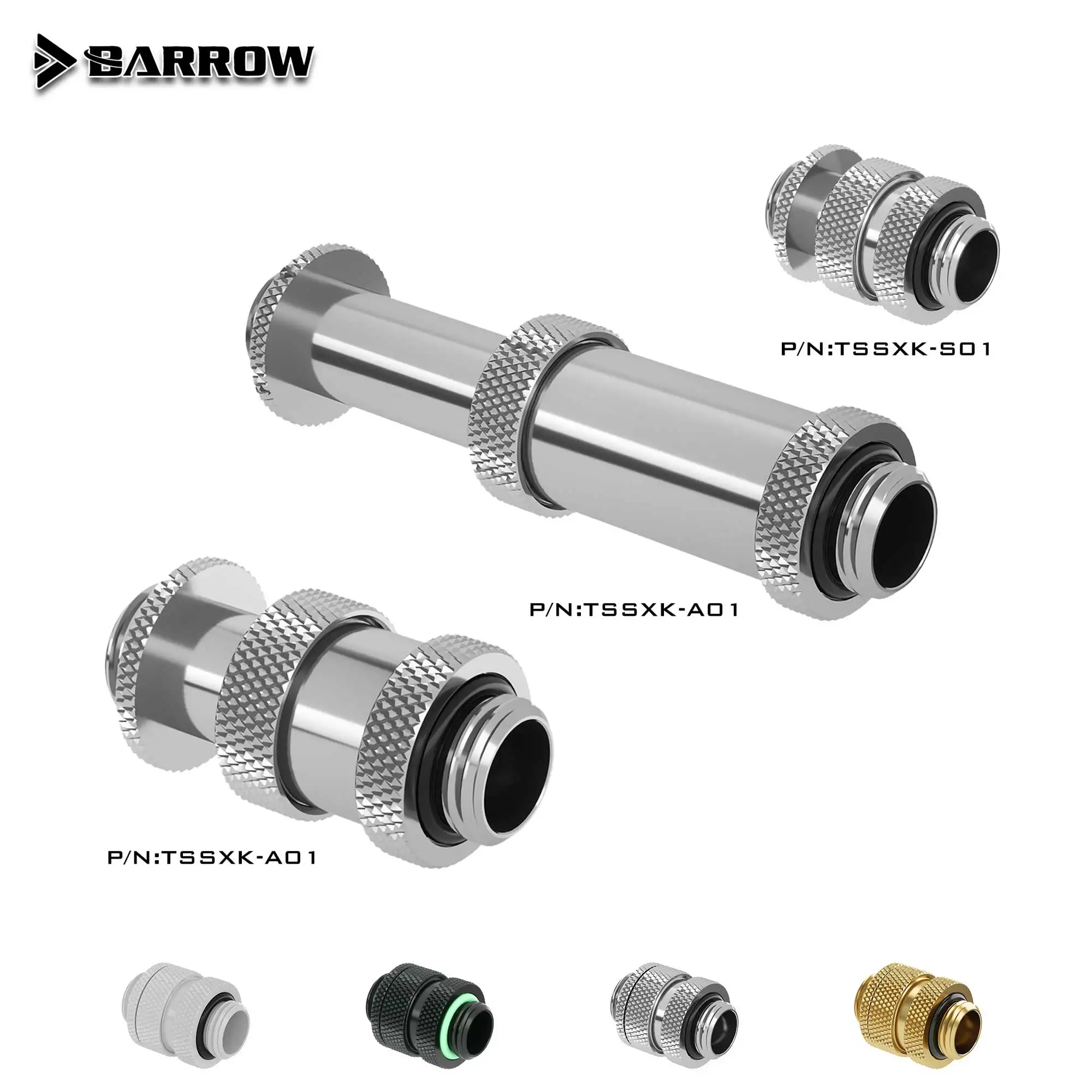 Barrow-refrigeração de Computador Macho para Macho Acessórios Refrigerados a Água Tssxk-b01 Tssxk-a01 Tssxk-s01 4169 2231 1622 mm g1 4