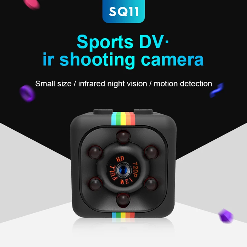 Mini Telecamera Videocamera Per Visione Notturna Hd Telecamera Di Sorveglianza Wireless Sport Scheda Video Dv Telecamera Di Rilevamento Per Registrazi