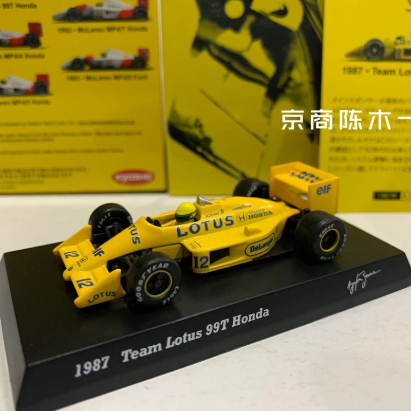 Коллекция-игрушечных-моделей-автомобилей-kyosho-lotus-99t-elton-senna-1-64-lm-f1-racing-12-из-литого-металлического-сплава-1987