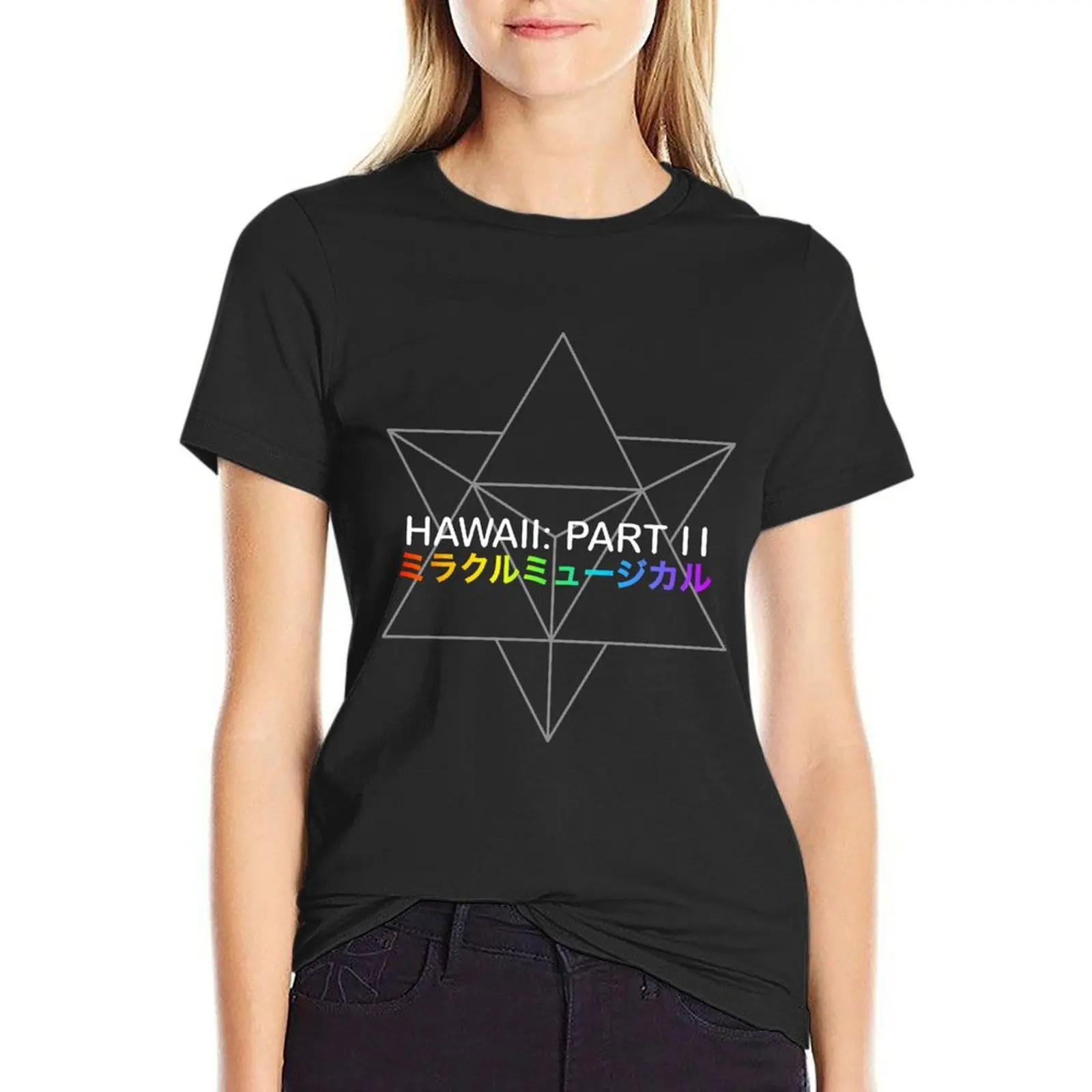 

Miracle Musical - Hawaii: Part II (White) T-Shirt tops female shirts graphic tees Aesthetic clothing t shirt dress Women