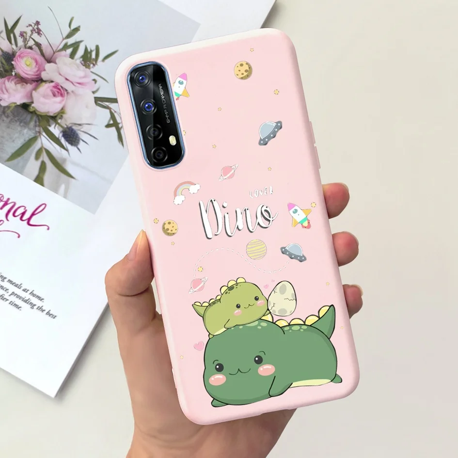 Lovely Astronaut Dinosaur Soft Silicone Phone Case Cover