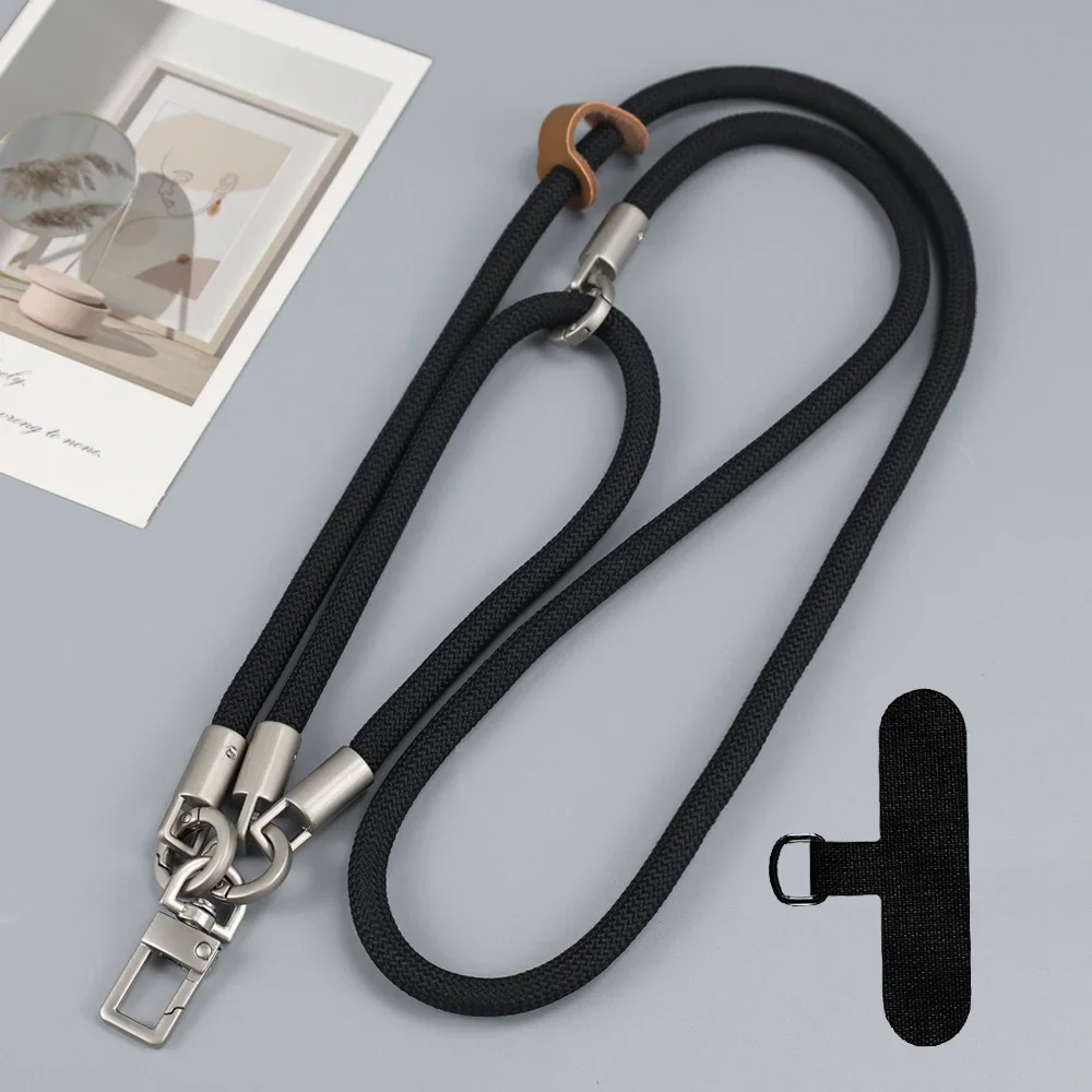 Universal Outdoor Durable 8mm Anti-Lost Mobile Phone Lanyard