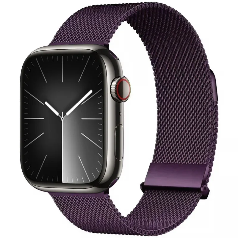 Sleek Magnetic Metal Strap for Apple Watch - Premium Wristband Replacement