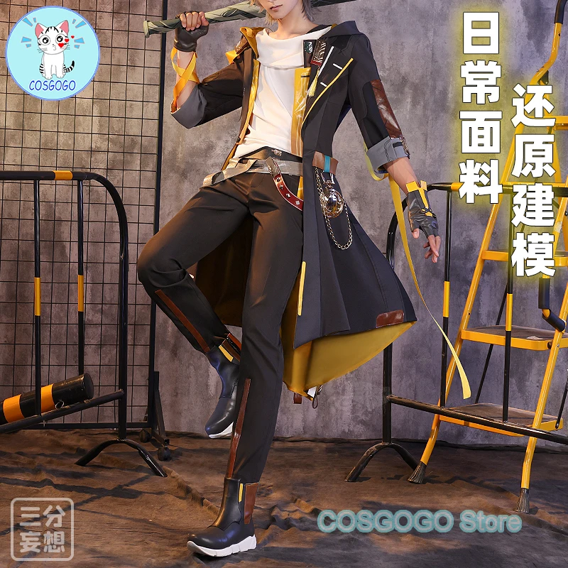 

COSGOGO [Customized] Game Honkai:Star Rail Trailblazer Caelus Cosplay Costume Halloween Outfits Men New Suit Uniform