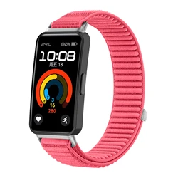 Nylon Loop Elastic Strap for Smartwatch - Sport Bracelet Replacement Accessory (R)