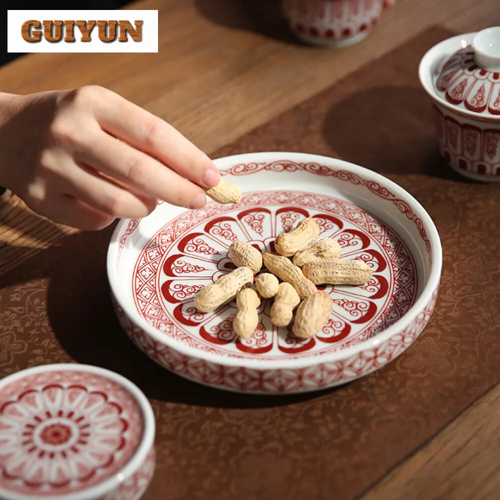 110ml Jingdezhen Blue and White Porcelain Egret Lotus Gaiwan Antique Tea Tureen Household Tea Making Cover Bowl Drinkware Craft