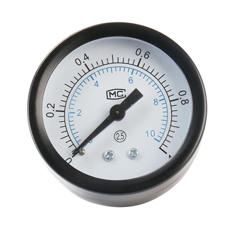 

2inch Dial Size, Multifunction Pressure Gauge, Black Steel Case-, Dual-Scale 0-10Bar / 0-1Mpa 1/4 inch NPT-Thread Dropship