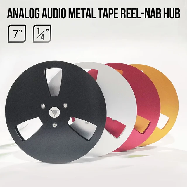 New 1/4 7 Inch Empty Tape Reel Nab Hub Reel-To-Reel Recorders Accessory  Empty