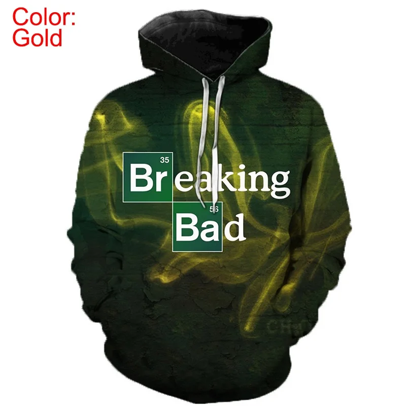 

New Listing Classic TV Breaking Bad Season 5 3D Printed Hoodie Women/Men Sweatshirt Casual s Style Personalized
