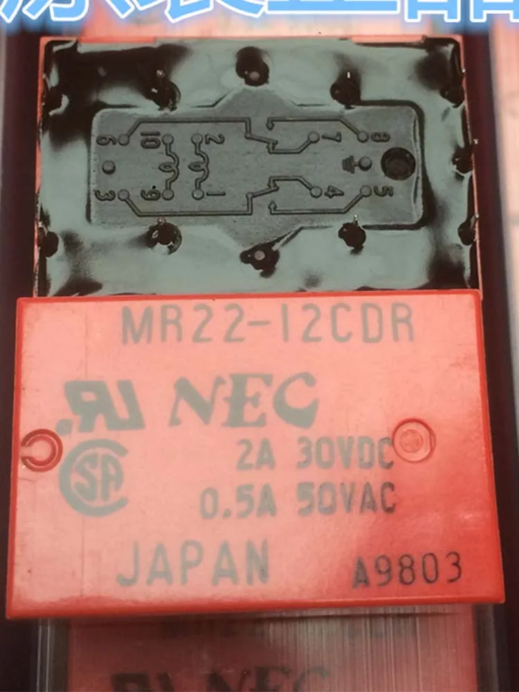 

MR22-12CDR 12V Relay 12VDC 9Pins