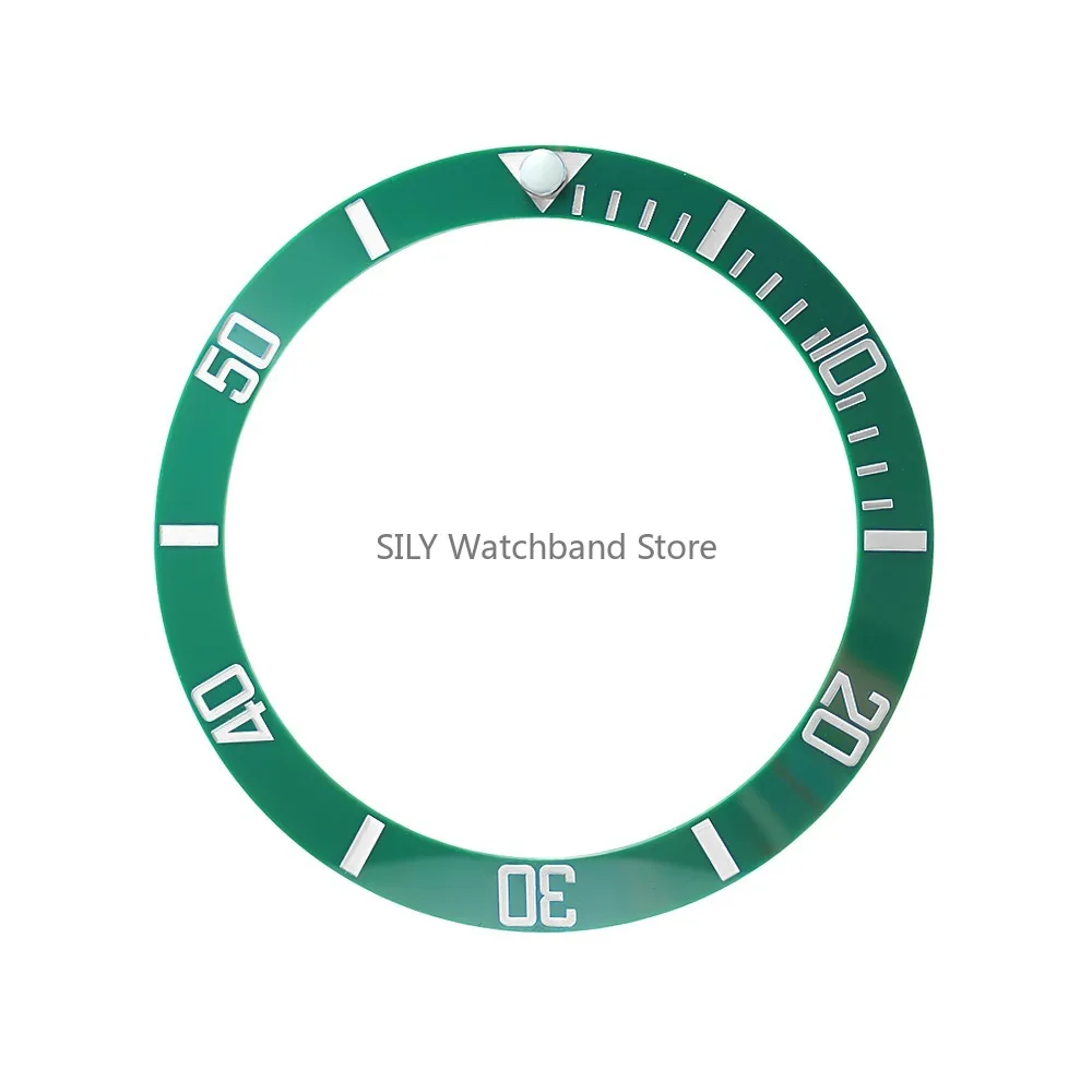 38 mm Keramiklegierung Uhrenlünette Einsatzring Hang passend für 40 mm automatisches mechanisches Gehäuse für NH35/34 GMT Taucheruhr Teil Zubehör – Detail 14