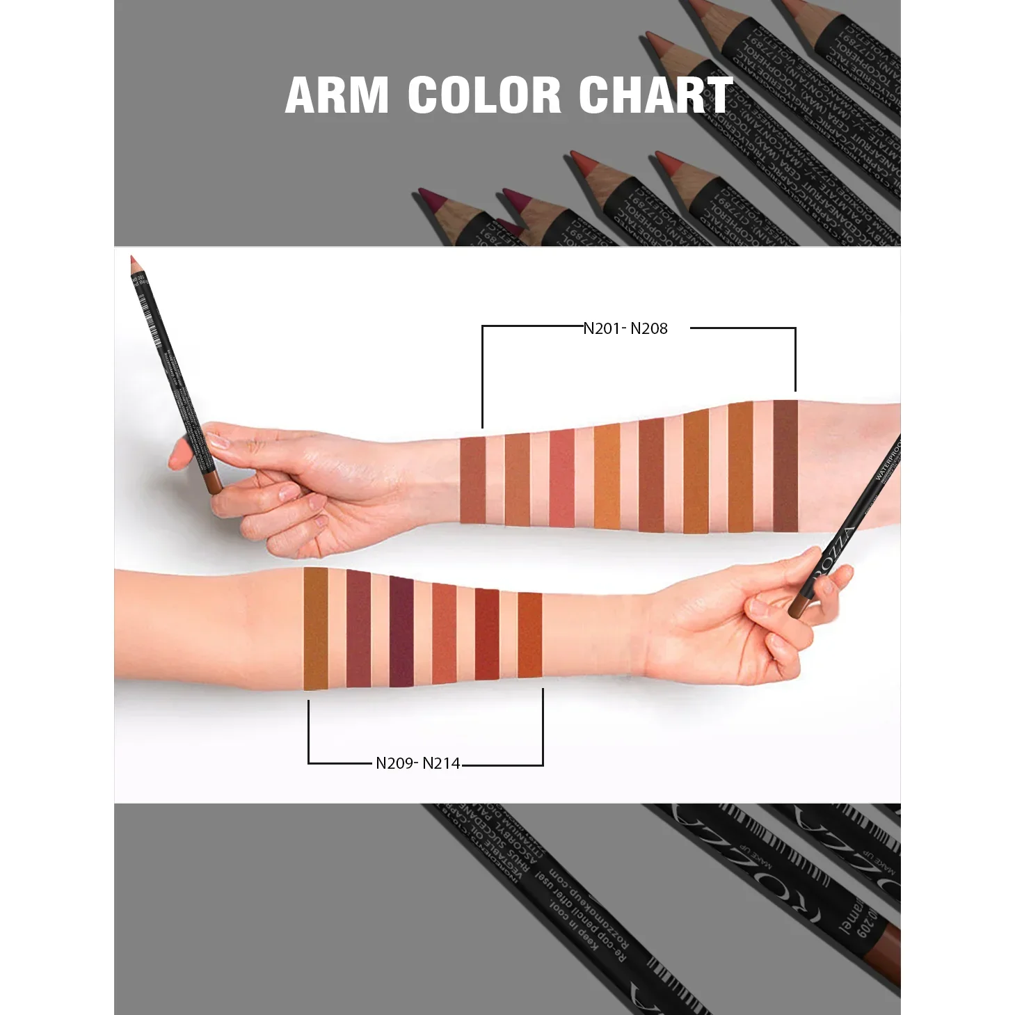 14 Colors Nude Matte Lip Liner Natural Long-Lasting Easy-to-Color Lipstick Pen High Pigmented Hook Line Lip Pencil Makeup