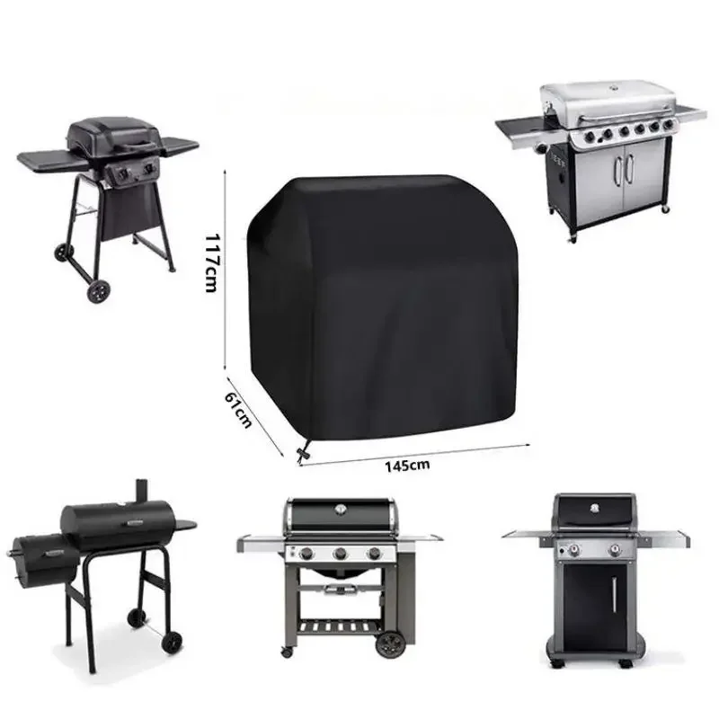 Heavy Duty Bbq Grill Cover For Outdoor Grill Waterproof Weather Resistant Uv & Fade Resistant With Velcro Straps Gas Grill Cover 2