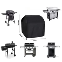 Heavy Duty Bbq Grill Cover For Outdoor Grill Waterproof Weather Resistant Uv & Fade Resistant With Velcro Straps Gas Grill Cover 2