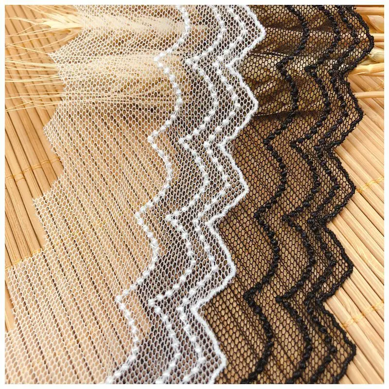 

40 ярдов, высококачественные вышитые кружева, аксессуары для швейной фурнитуры, аксессуары «сделай сам»