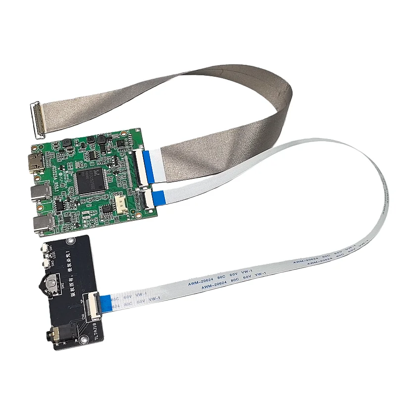 EDP ??LCD 드라이버 보드 Type-C 1 라인 패스 40 핀 eDP 15.6 LP156WFD-SPM5 1920x1080 터치 LCD 패널 컨트롤러 보드 DIY 키트