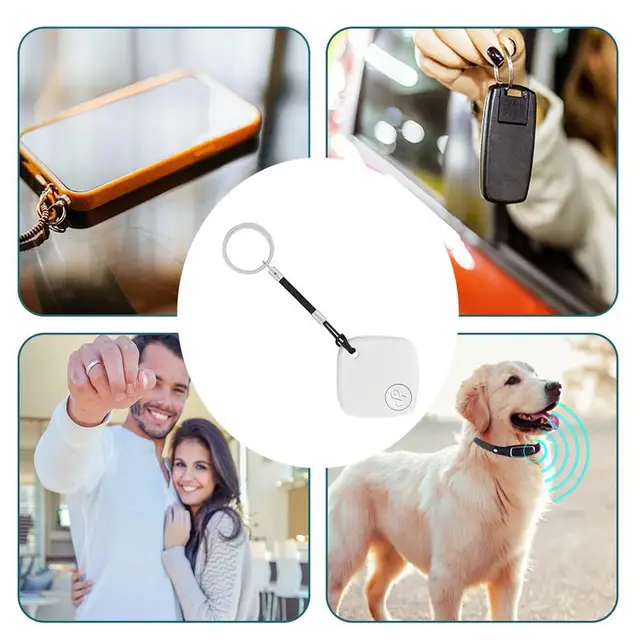 Pet Tracker for Cats Remote Smart Locator Finder Anti-Loss Locator with Alarm Function for Luggage Wallets Bags Pets Keys 5