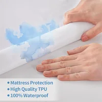 Waterproof Zippered Mattress Protector Six-Sides All Inclusive Bed Fitted Sheet Durable Matress Protection Cover Customized Size 3