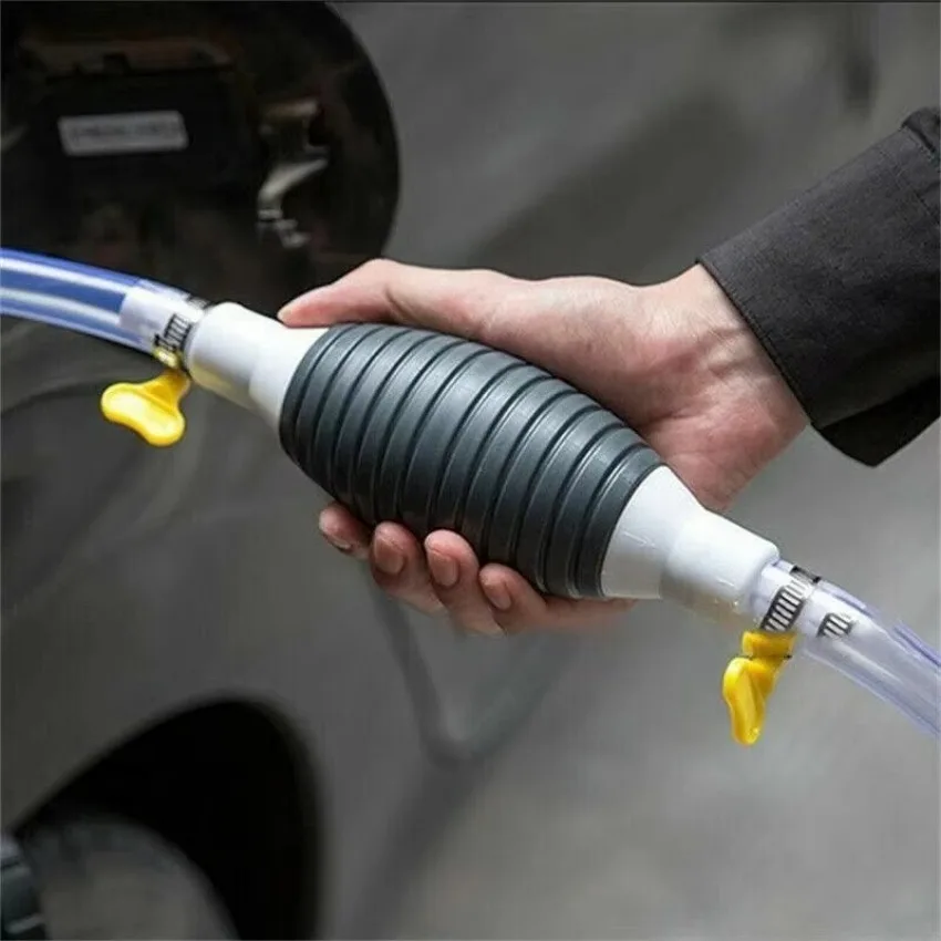 New Auto Truck Manual Siphon Transfer Pump Kit With 1.5m Hose For Easy Oil And Fuel Transfer In Auto Trucks Car Repair Tool