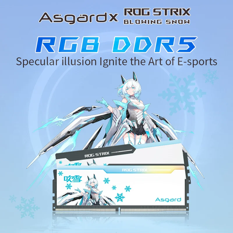 Asgard PC DDR5 RGB RAM 16GB 6600MHz 6800MHz 7200MHz CL34 CL38