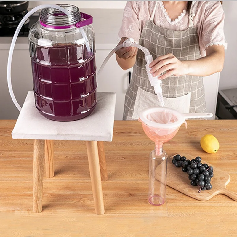 1PC Plastic Transparent Home wine making tool Brewing Siphon Hose Brewing Food Grade Materials Plastic Beer Chiller Wine Beer Making Tools