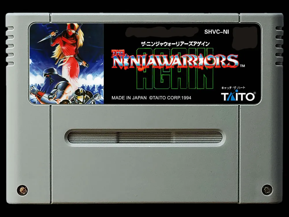 game cards : Ninja Warriors Again ( Japanese NTSC Version!! )