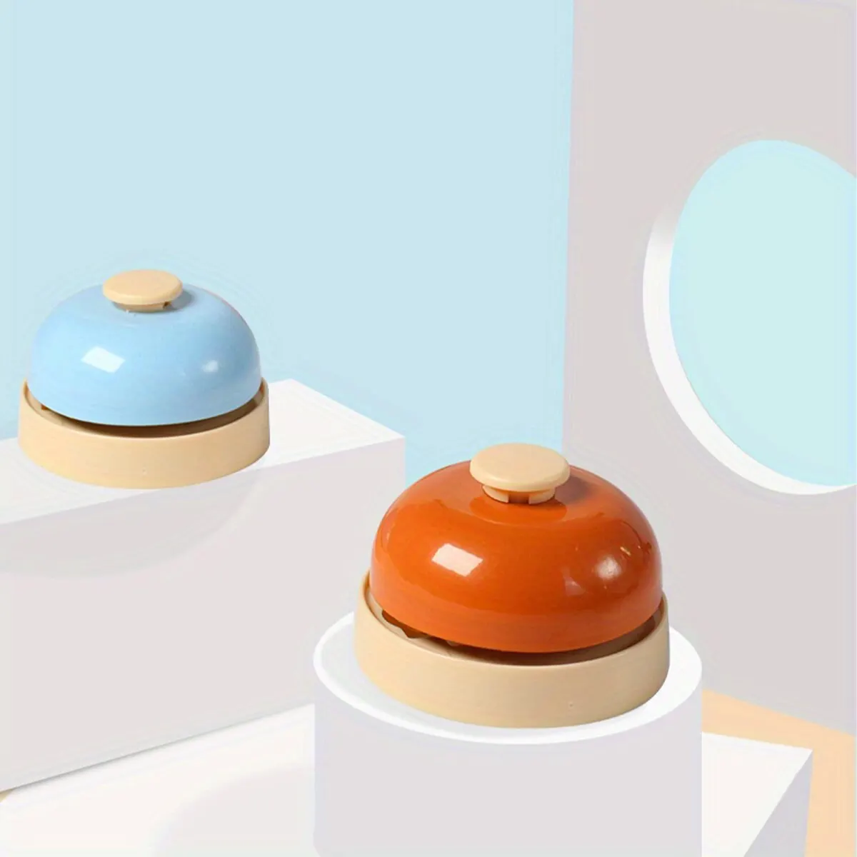 2Pcs Large Answer Bell Ring Ring Bell Creative Gift Restaurant Bar Table Toy Accessories answer bell toy