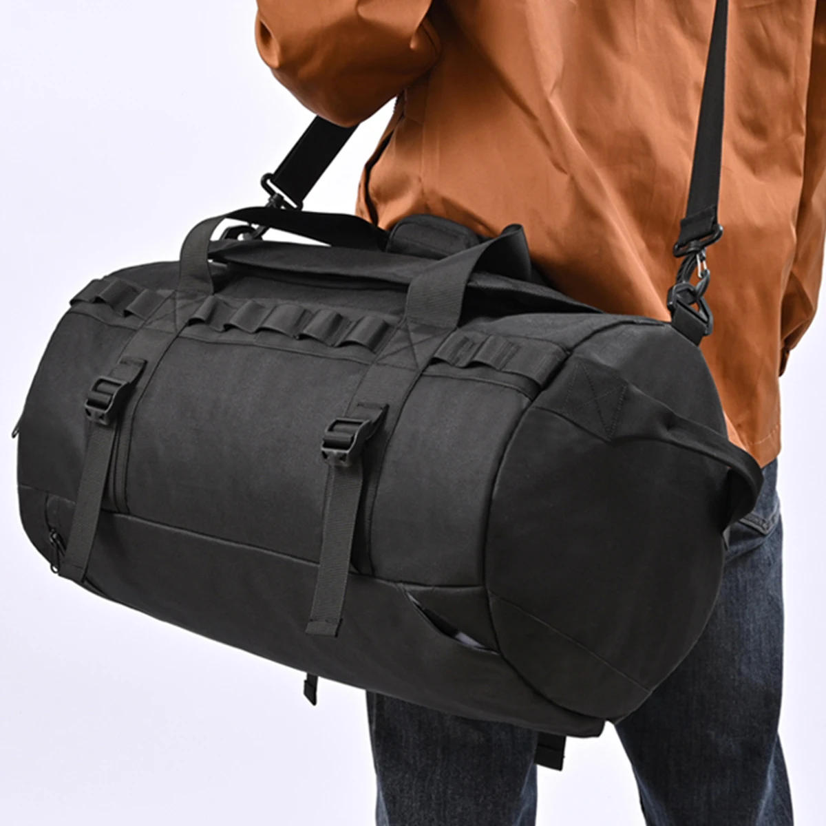 Travel Backpack, Mountaineering Bag, Men's and Women's Sports Business Trip Bag, Trendy School Bag, Large Capacity Travel Bag, F - 4