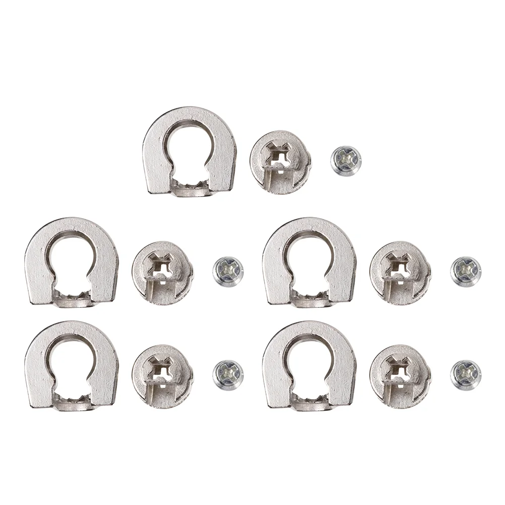 

5 Pcs Shelf Pin Furniture Alloy Fixer Multifunctional Plate Holder Eccentric Wheel Connector