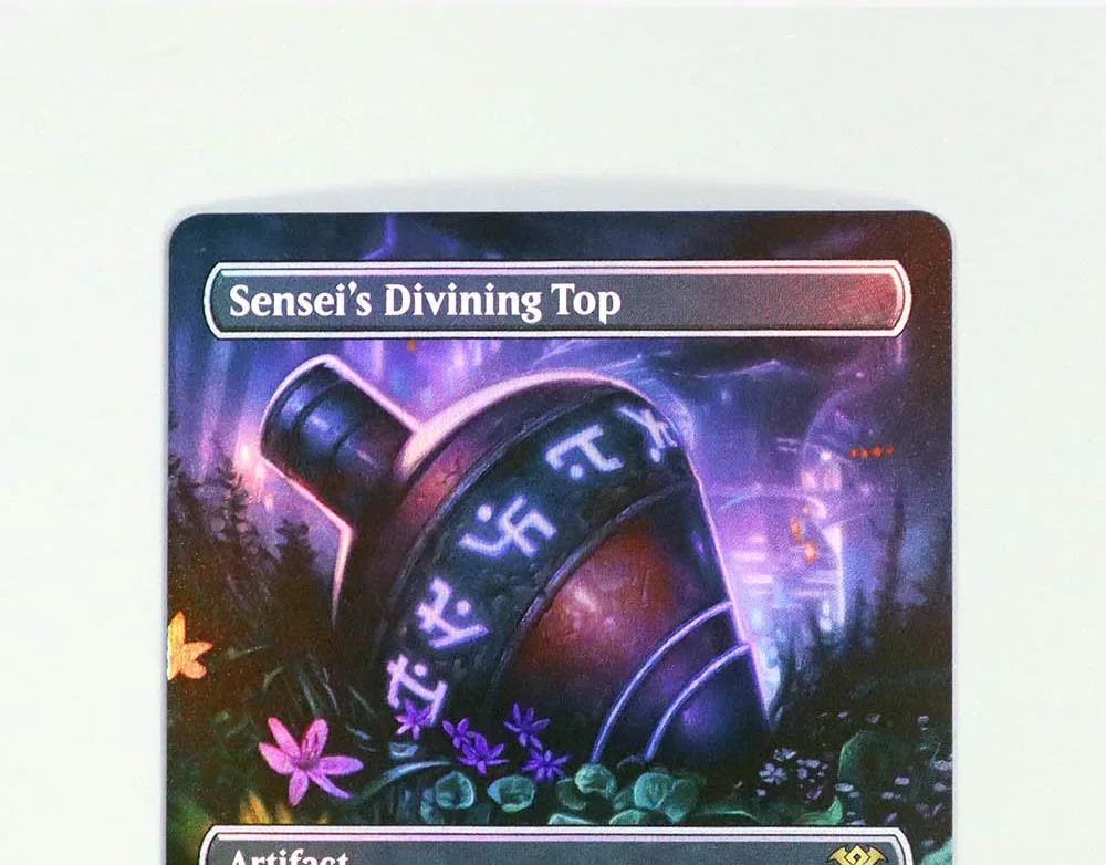 師範の占い独楽 sensei's divining top mb2 foil 買取：《師範の占い独楽/Sensei's Divining Top》[EMA] 茶R