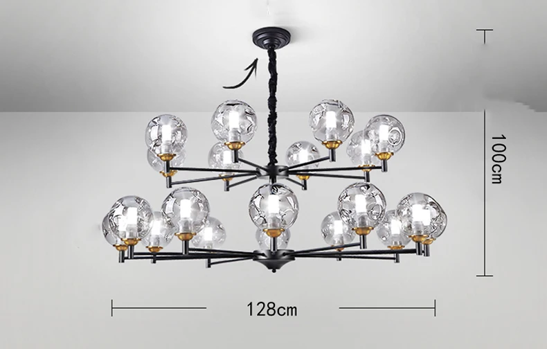 Description Picture 3 of itemModern home decor led lights pendant light lamps for living room Chandeliers for dining room hanging light indoor lighting