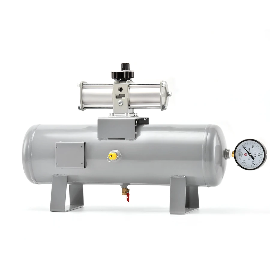 

040A complete air pressure booster pump system with 40L tank and air regulator