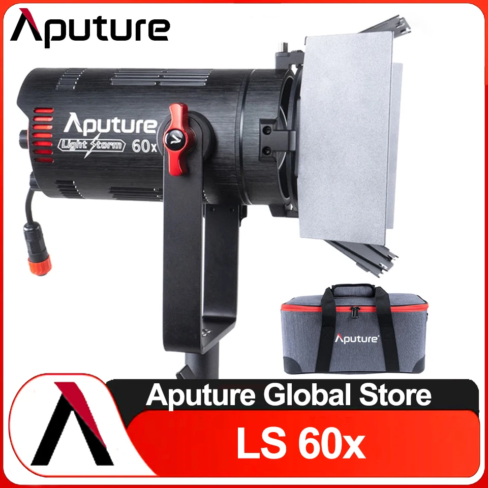 Aputure LS 60x 스튜디오 LED 비디오 라이트, 방수 이색 2700K-6500K 60W 사진 램프, 9 가지 센스 효과 스포트라이트