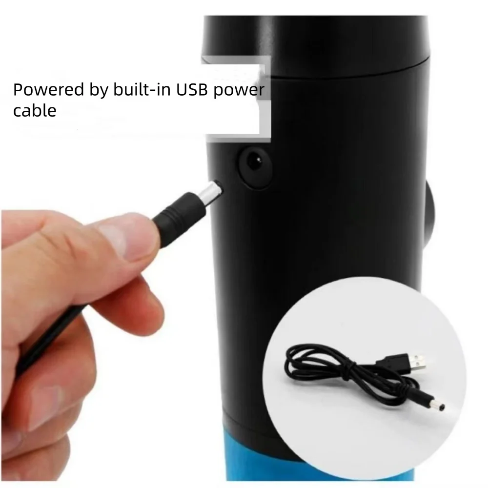 Capsule Coffee Machine USB Electric Mini Espresso Machine Hot and Cold Extraction Suitable for Capsule Coffee and Powder