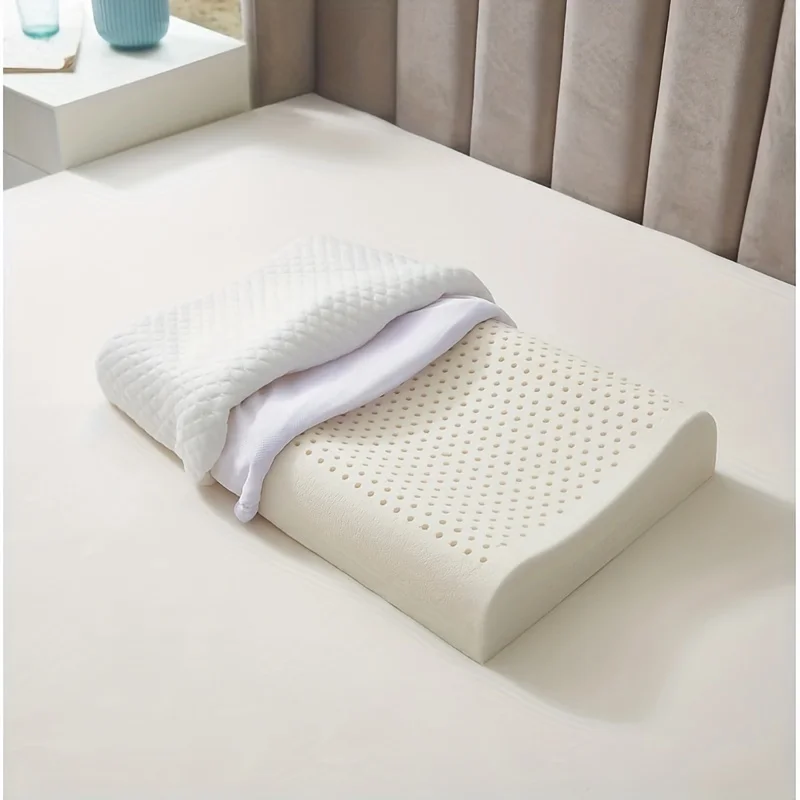 1 Pcs 93% Latex Pillow Massage Pillows for Sleeping Orthopedic Pillow Pure Natural Latex Memory Pillow 5