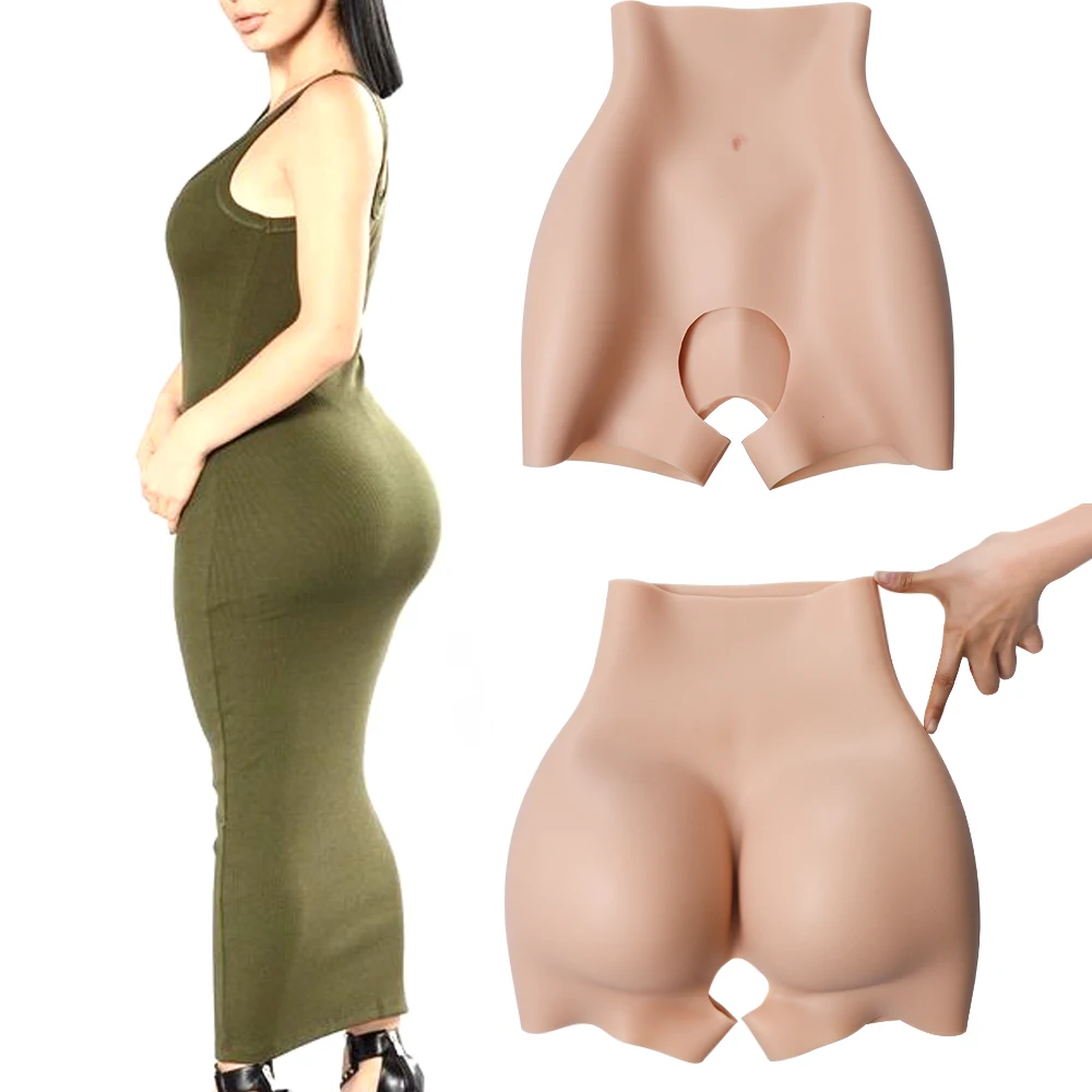 

Утягивающие живот силиконовые пикантные штаны для увеличения ягодиц с большими пуговицами 3 см и подкладка для бедер с высокой талией Корректирующее белье для женщин