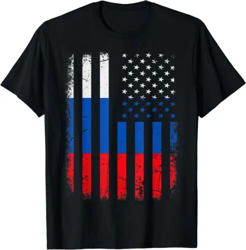 

Новый российский американский флаг, Россия, Америка, гордость, наследие, подарок, футболка, телефон
