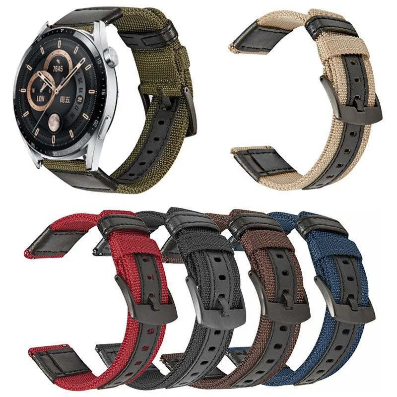 Per Huawei Watch Gt 3 46Mm Cinturino Smartwatch 22Mm Bracciale Sportivo In Nylon Per Huawei Gt 2 Pro/Gt Runner/Gt 2E/Gt 3 Se Cinturino