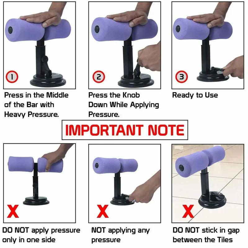 1 PC sit-up aid fitness equipment home lazy legs waist abdominal muscle trainer abdominal curl device abdominal fitness instrument abdominal workout aids
