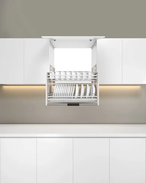 26 นิ้ว Modern Design Lift ตะกร้า Pull-Down ซ่อนตู้ชั้นวางของตะกร้าลิ้นชักที่มีประสิทธิภาพใน-ตู้องค์กร 2 26 นิ้ว Modern Design Lift ตะกร้า Pull-Down ซ่อนตู้ชั้นวางของตะกร้าลิ้นชักที่มีประสิทธิภาพใน-ตู้องค์กร 2