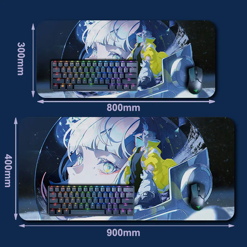 Large Anime Chainsaw Mouse Pad With Wrist Rest Makima Power Aki Denji  Design For PC Gaming, Laptop, And Desk Mouse Pad T230215 From Wangcai06,  $5.64