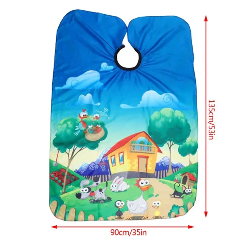 Haircut Cape Kids Boy Hair Cutting Cape Gown Hairdresser Barber Apron Hairdressing Children Girls Boys Hair Cut Cloak Umbrella Protecter